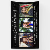 3 Fotocollage klasse van 2022 Afstudeerder gefelic Spandoek (Verticaal)