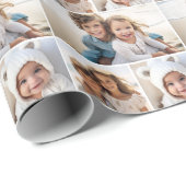 3 Fotocollage met achtergrond in wit Cadeaupapier (Rol Hoek)