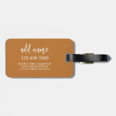 3 Fotocollage met trendy bounce script Bagagelabel (Achterkant horizontaal)