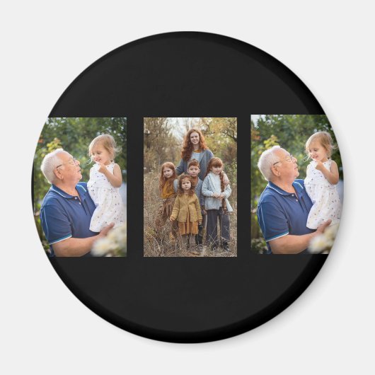 3 Fotocollage Ontwerp uw eigen Magneet (Voorkant)