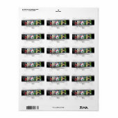 3-Fotofilm gepersonaliseerde foto Etiket (Full Sheet)