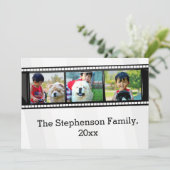 3-Fotofilm gepersonaliseerde foto Kaart (Staand voorkant)