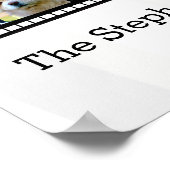 3-Fotofilm gepersonaliseerde foto Poster (Hoek)