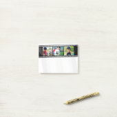 3-Fotofilmpjes gepersonaliseerd fotoplakbiljet Post-it® Notes (Op bureau)