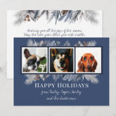 3 Fotoflessen Waterverf Happy Feestdagenkaart (Voorkant / Achterkant)