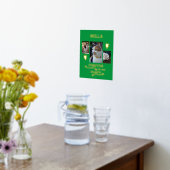 3 fotonaam huisdieren forever memorial groen goud folie afdrukken (Laag (Keuken))