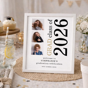 3 foto's 2026 Wit Welkom bij de Afstudeerdag  Poster