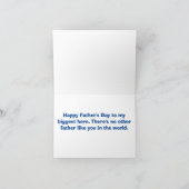 3 foto's Happy Vaderdag Kaart (Binnen)