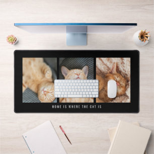 3 foto's Home is waar de kat zwart is Bureaumat