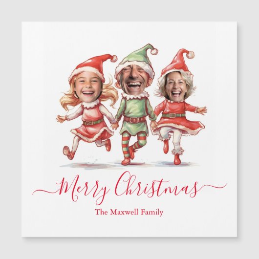 3 foto's Kerst elven (Voorkant)