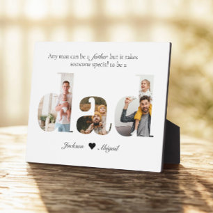 3 foto's papa uitsnijden cadeau voor Vaderdag Fotoplaat