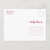 3 Foto's Stijlvol script voor collage kerst Briefkaart (Achterkant)