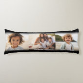 3 Fotosjabloon Moderne minimale tekst over foto Lichaamskussen (Voorkant)