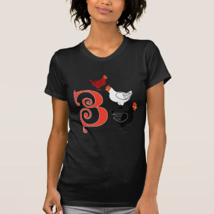 3 Franse hennen T-shirt