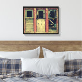 3 Gebroken Windows Canvas Afdruk (Insitu (Slaapkamer))