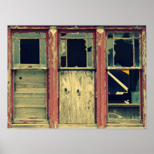 3 Gebroken Windows Poster