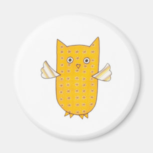 3 Gele eigenaar vliegende magneet