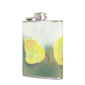 3 Gele en groene peren Heupfles (Links)