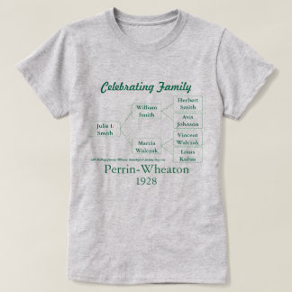 3-generatie en groepsnaam vierende familie T-shirt