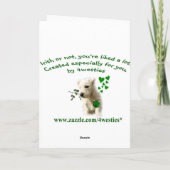 3. Geweldige-Ierse Schilderachtig kust St. Patrick Kaart (Achterkant)