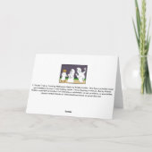 3 Ghosts Trick ou traitement Halloween carte de nu (Dos)