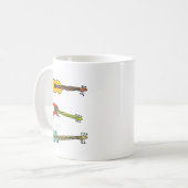 3 gitaren koffiemok (Voorkant links)