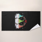 3 Gnomes de Noël (Serviette de bain)