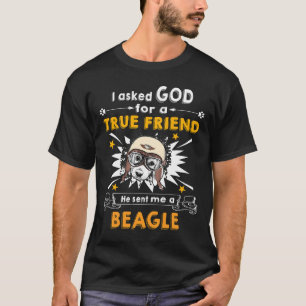 3 God gevraagd - Ware vriend - Een Beagle T-shirt