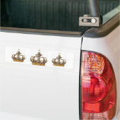 3 Golden Crowns Bumpersticker (Op Truck)