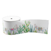 3" Grosgrain lint Boho Llama Bohemian Cacti Dese (Spoel)