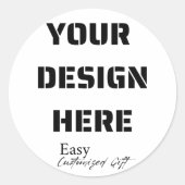 3"grote ronde sticker (Voorkant)