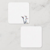 3 Grues Sandhill Stations de photos Cartes de note (Devant / Derrière)