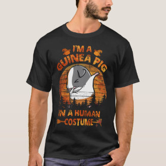 3 Halloween-kostuum voor mensen in cavia-kostuum T-shirt