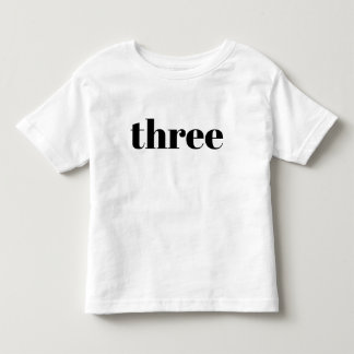3 - Happy Birthday Shirt voor peuters