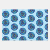 3  Happy Hanukkah Wrapping Paper Gift Wrap (Voorkant)
