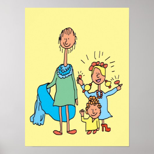 3 Happy Women poster (Voorkant)