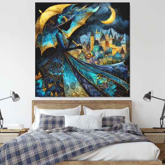 #3 Het is mijn leven Canvas Afdruk (Insitu (Slaapkamer))
