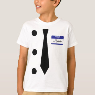 3 Hole Punch Jim Costume Easy Halloween T Shirt