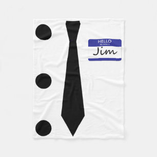 3 Hole Punch Jim Costume Easy Halloween T Shirt Fleece Deken