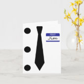 3 Hole Punch Jim Costume Easy Halloween T Shirt Kaart (Gele Bloem)