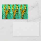 3 homards carte de visite (Devant / Derrière)