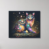 #3 Hond Abstract Canvas Afdruk (Voorkant)