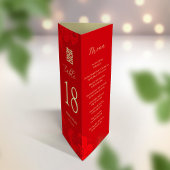 3 in 1 Table number, Menu & thank you card