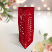 3 in 1 Tafelnummer, Menu & bedankkaart