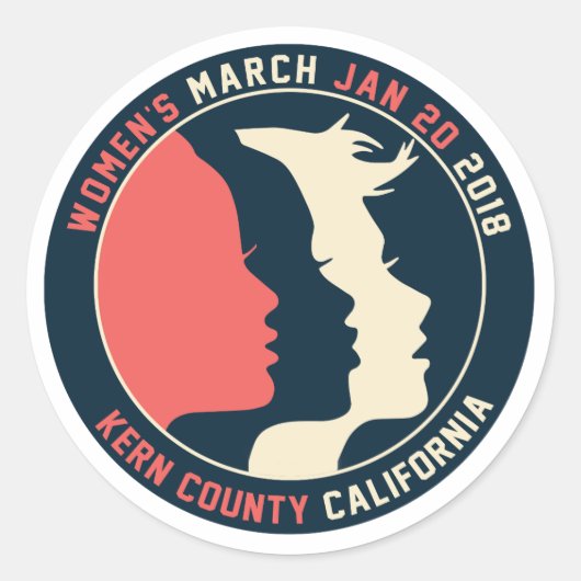 3 in Sticker- Blad van 6 Ronde Sticker (Voorkant)