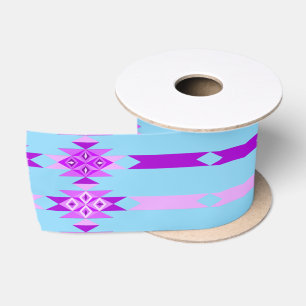 3 Inch Desert Diamonds op Blauw Lint
