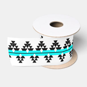 3 Inch Native Woven Stories - Turquoise - Lint