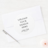 3-inch ronde sticker (Envelop)