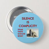 3 inch round Button (Voorkant /achterkant)