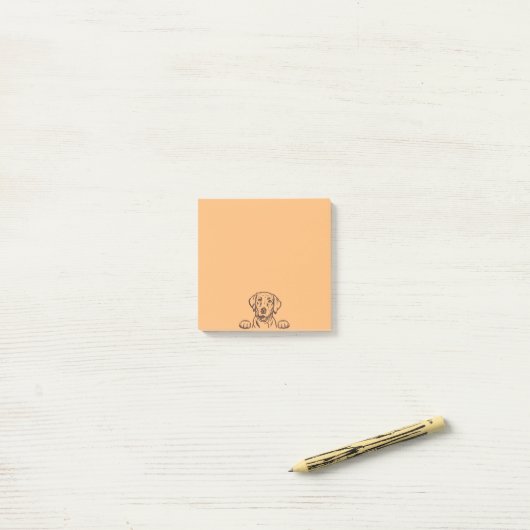 3-inch x3-inch Chocolade Lab Post-it Notes (Op bureau)